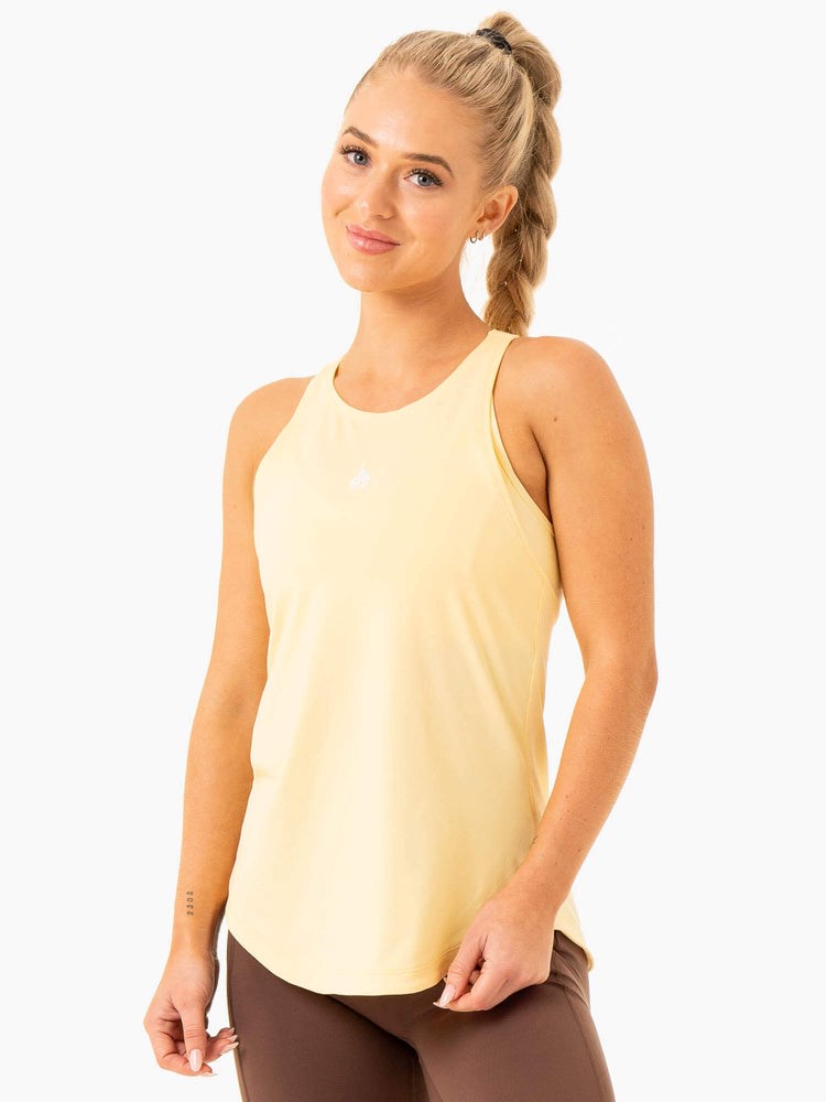 Ryderwear Level Up Treningowe Tank Butter | ZSVTWP392