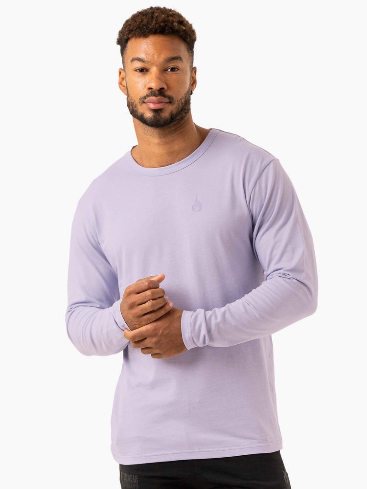 Ryderwear Lift Long Sleeve T-Shirt Lawenda | QKHWYA196