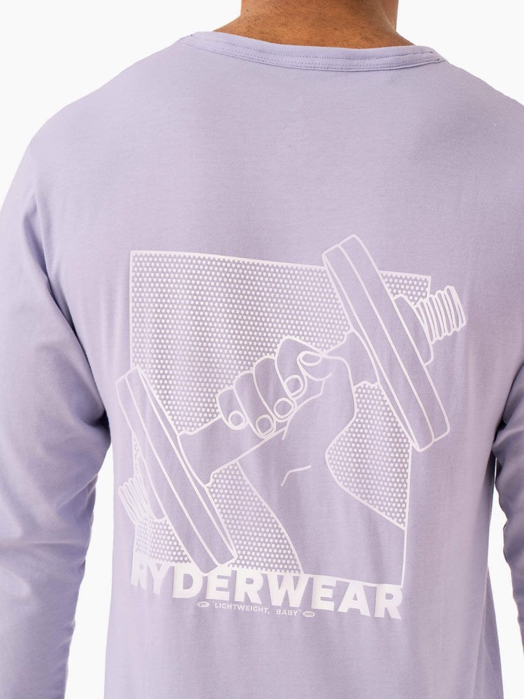 Ryderwear Lift Long Sleeve T-Shirt Lawenda | QKHWYA196