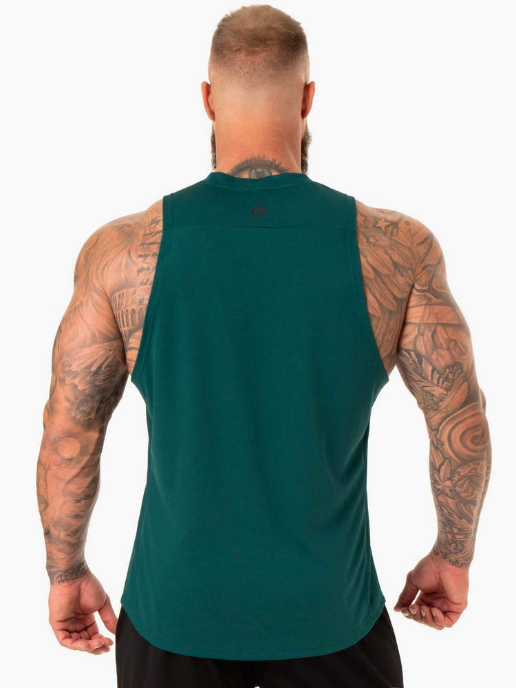 Ryderwear Lift Mesh Baller Tank Emerald | DCXSTM108