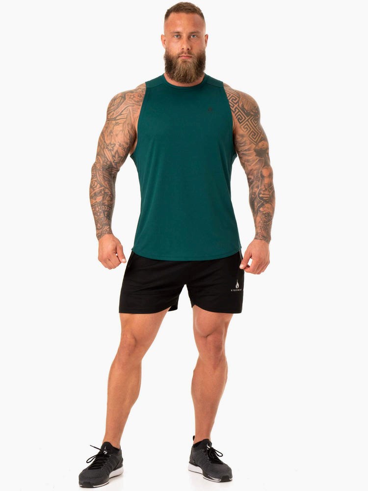 Ryderwear Lift Mesh Baller Tank Emerald | DCXSTM108