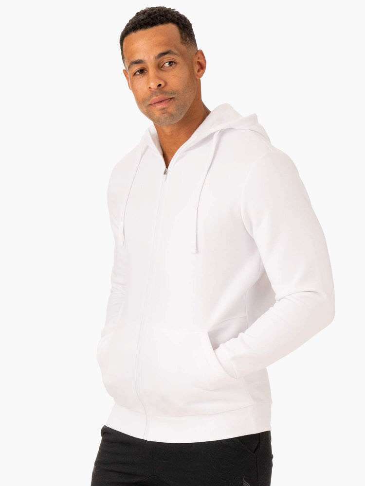 Ryderwear Limitless Zip Up Jacket Białe | HNVTQP579