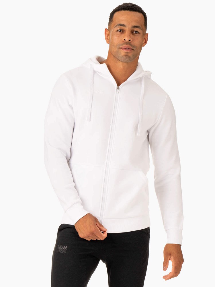 Ryderwear Limitless Zip Up Jacket Białe | HNVTQP579