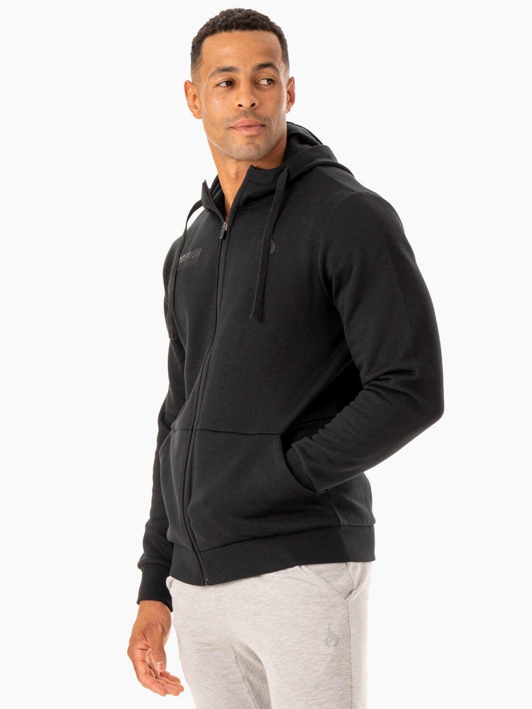 Ryderwear Limitless Zip Up Jacket Czarne | ZQPLHM938