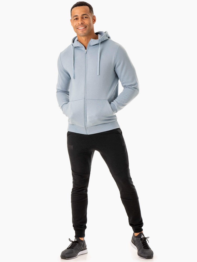 Ryderwear Limitless Zip Up Jacket Niebieskie | HNSOMX186