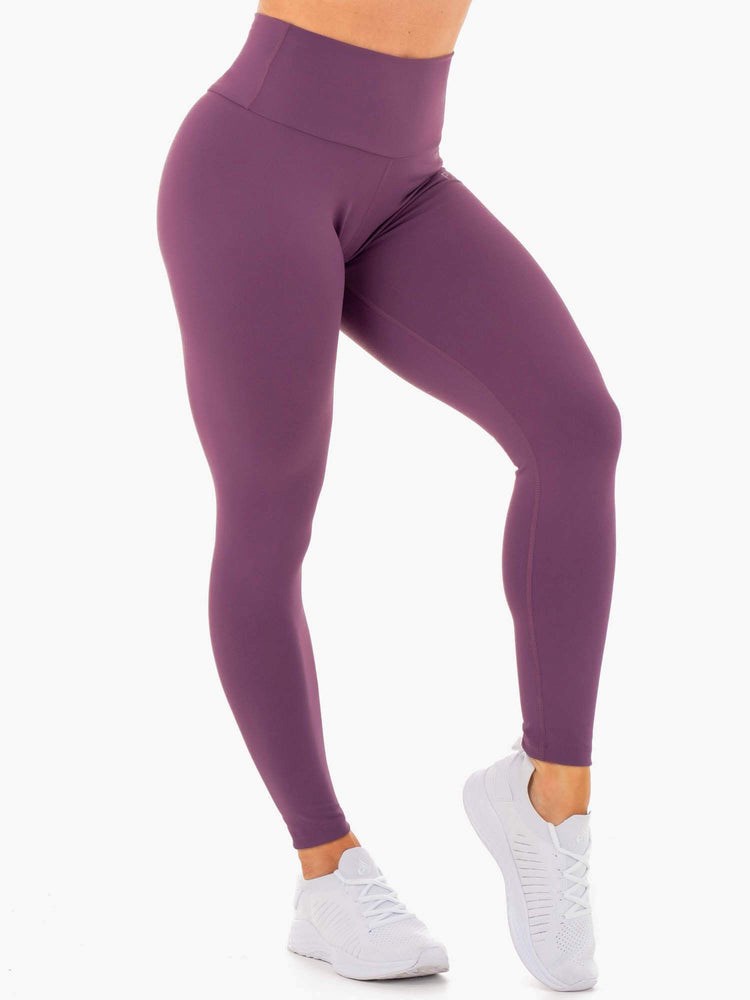 Ryderwear Motion High Waisted Leggings Fioletowe | MFCQHW509