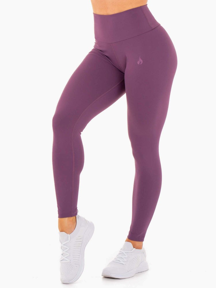 Ryderwear Motion High Waisted Leggings Fioletowe | MFCQHW509