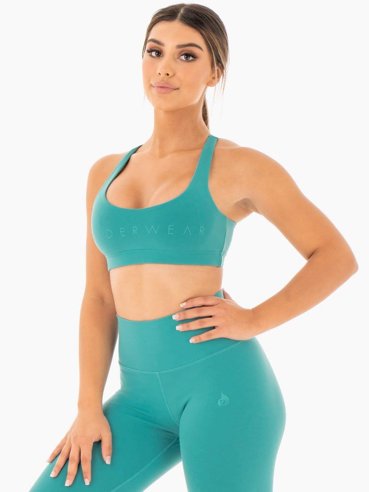 Ryderwear Motion Sports Bra Teal | SIPOVG710