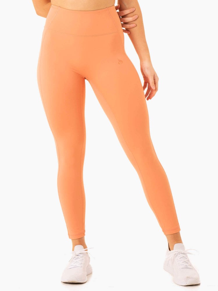 Ryderwear NKD Frame High Waisted Leggings Terracotta | WVOIPJ782