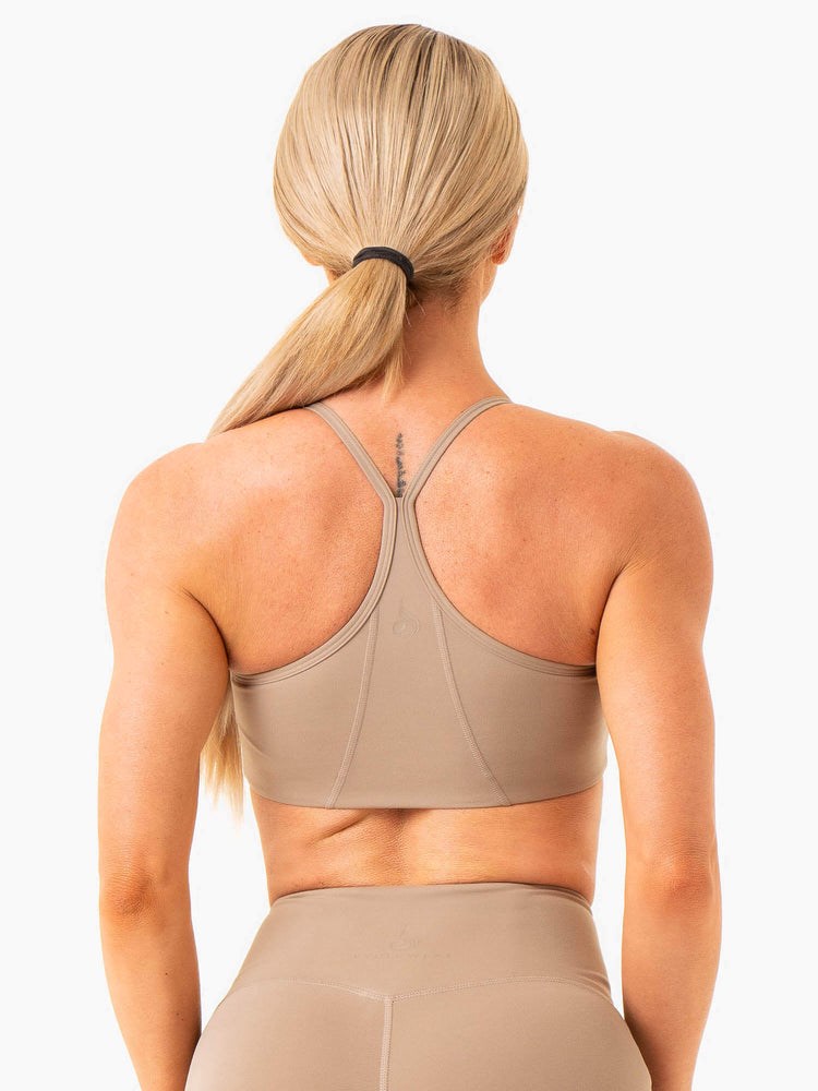 Ryderwear NKD Frame Sports Bra Latte | IECLRY769