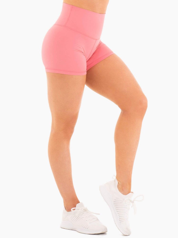 Ryderwear NKD High Waisted Shorts Różowe | BESONZ259