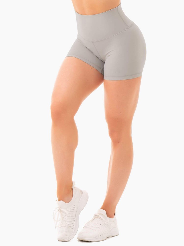 Ryderwear NKD High Waisted Shorts Szare | HBVTDP912