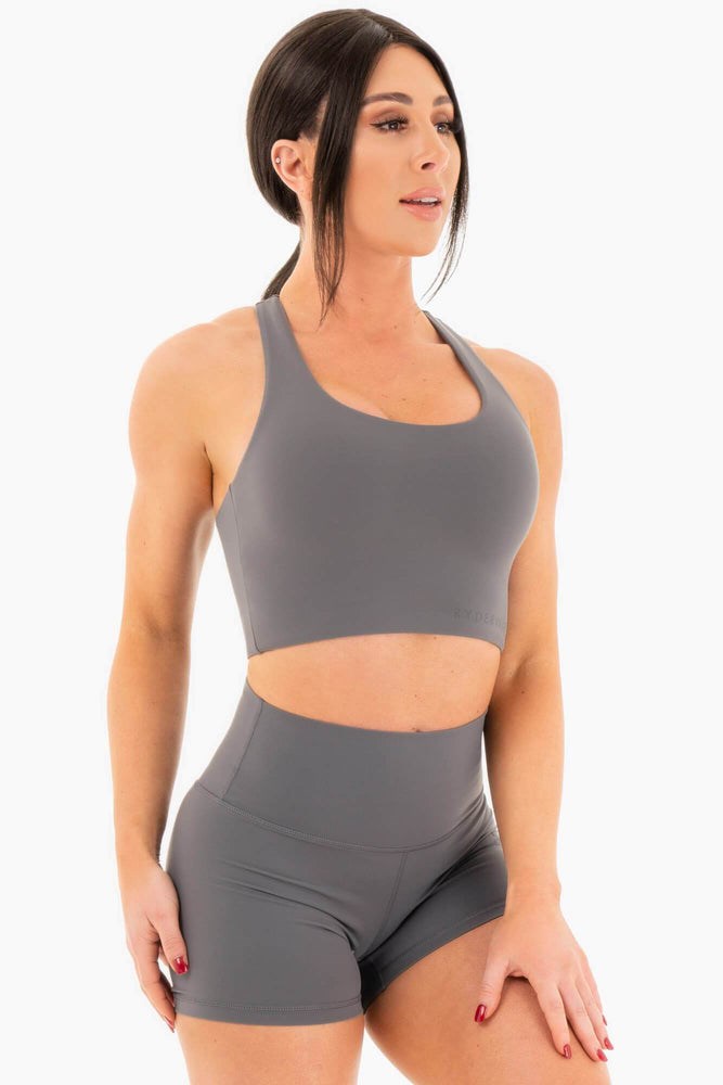 Ryderwear NKD Sports Bra Charcoal | KMHYQB695