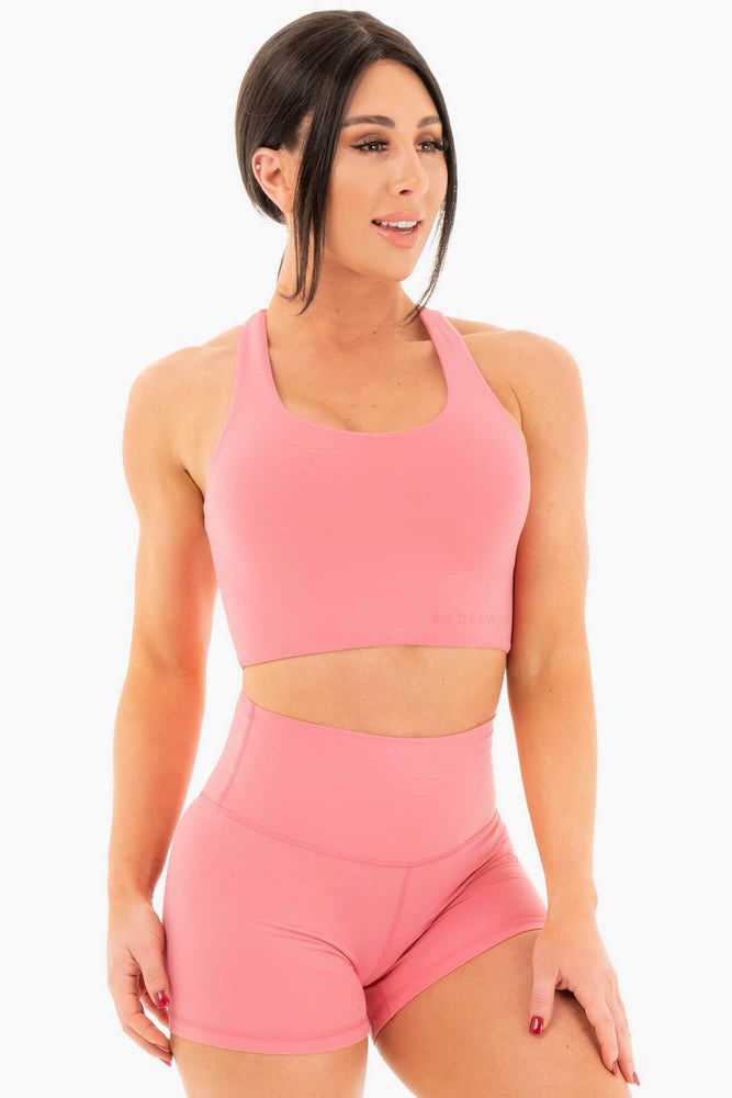 Ryderwear NKD Sports Bra Różowe | TYVIDE540