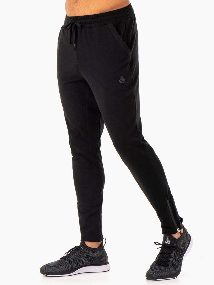 Ryderwear Optimal Gym Track Pant Czarne | UWIVXD492