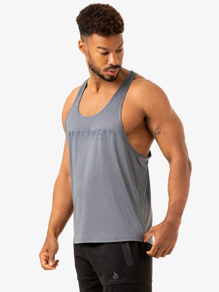 Ryderwear Overdrive Stringer T-Back Niebieskie | NGPZWI230