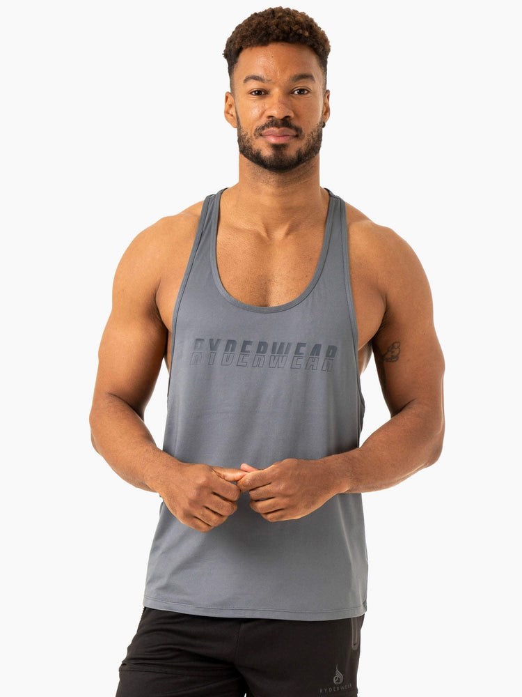 Ryderwear Overdrive Stringer T-Back Niebieskie | NGPZWI230