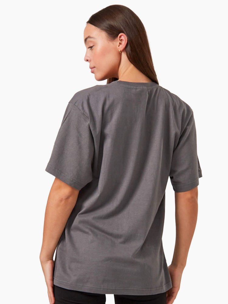 Ryderwear Oversized T-Shirt Charcoal | BWOEHI402