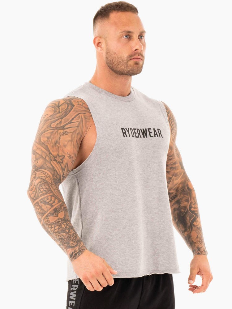 Ryderwear Performance Baller Tank Szare | MHLIQS380