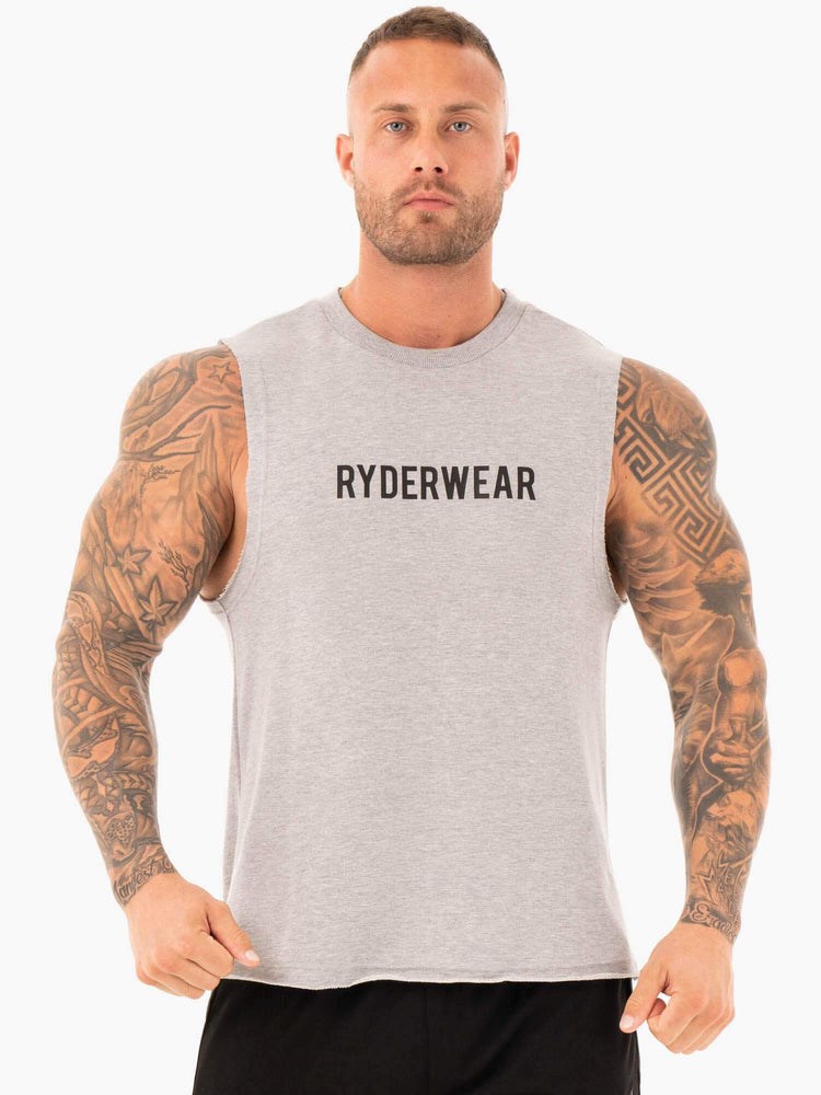 Ryderwear Performance Baller Tank Szare | MHLIQS380