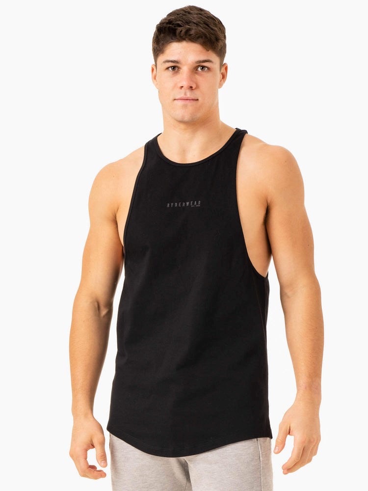 Ryderwear Pursuit Baller Tank Czarne | AXWSNZ356