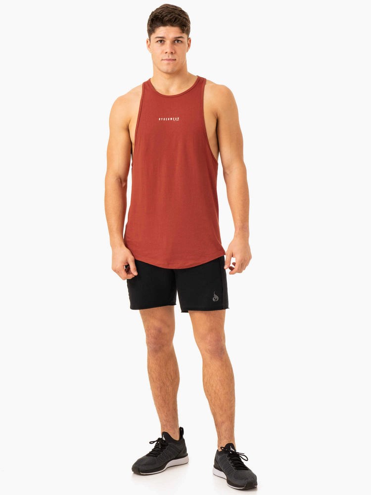 Ryderwear Pursuit Baller Tank Czerwone | OWRULQ329