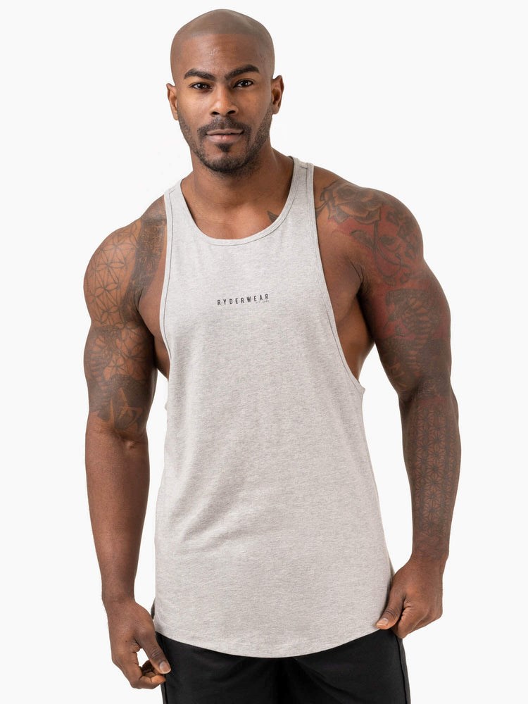 Ryderwear Pursuit Baller Tank Głęboka Szare | TXPGJZ703