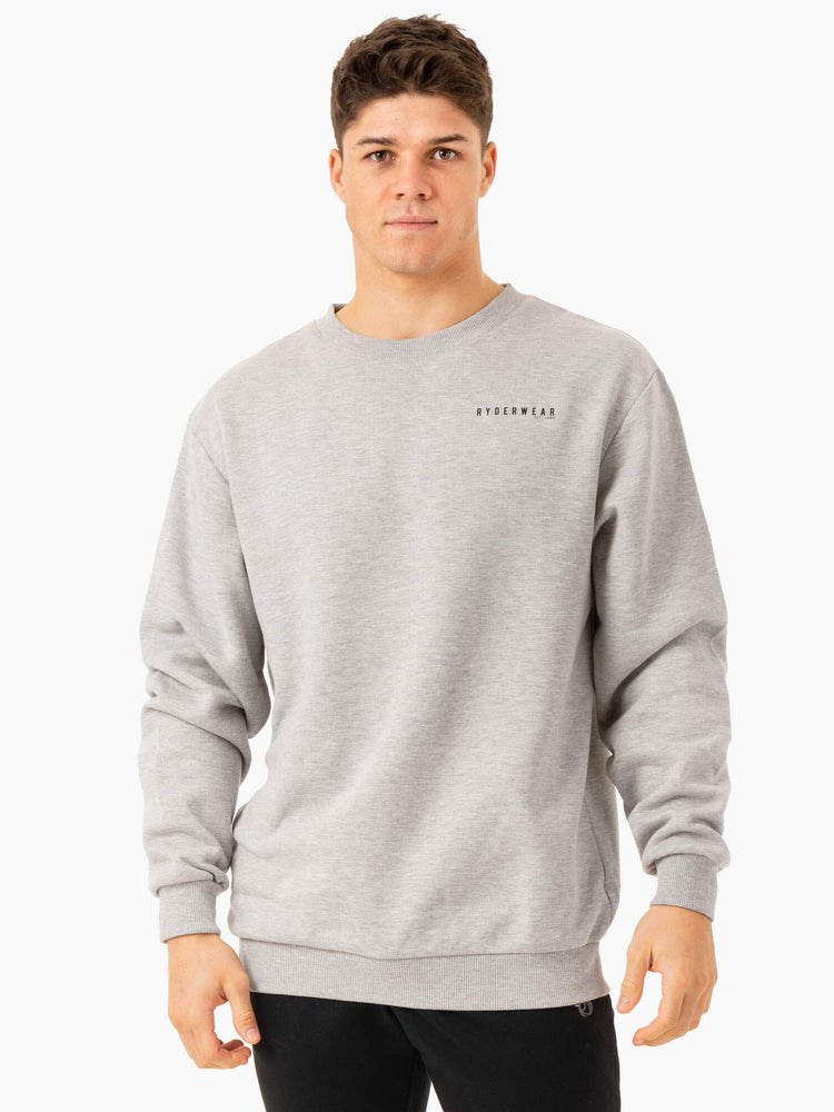 Ryderwear Pursuit Pullover Głęboka Szare | PJUSBI689