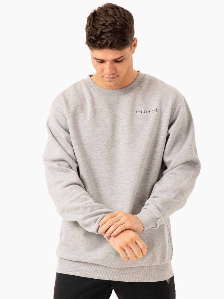 Ryderwear Pursuit Pullover Głęboka Szare | PJUSBI689