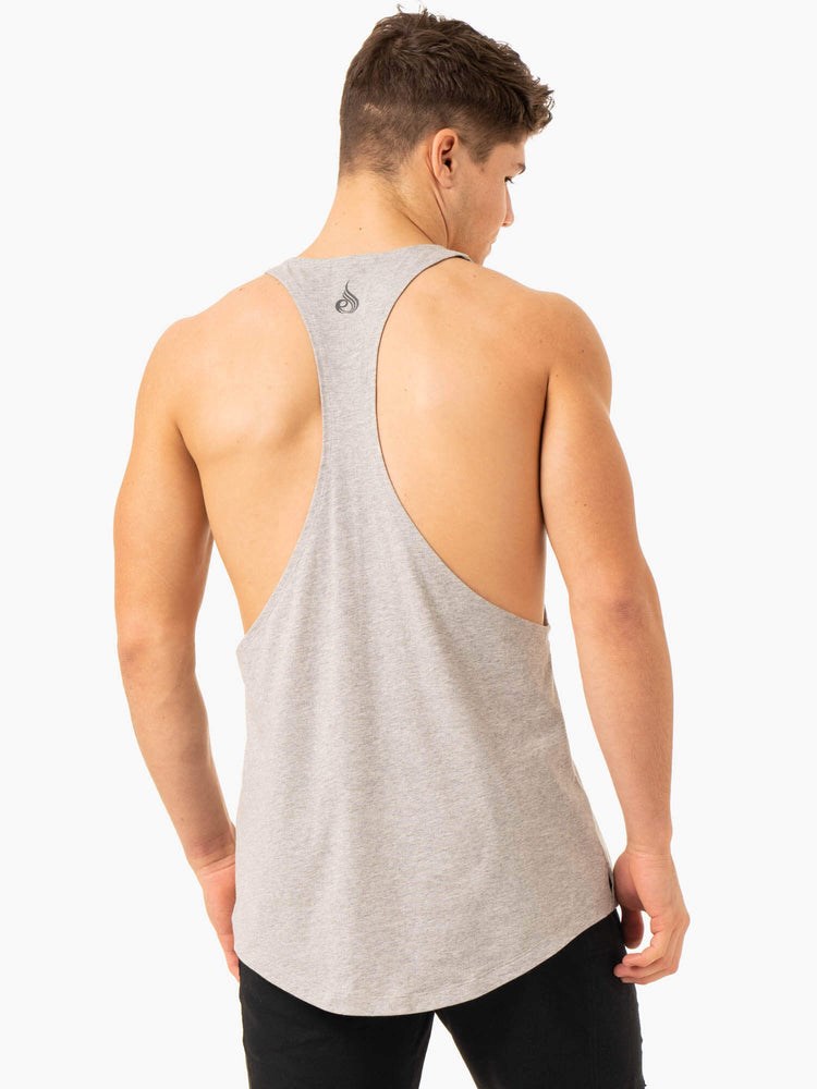 Ryderwear Pursuit Stringer T-Back Głęboka Szare | NOYSER246