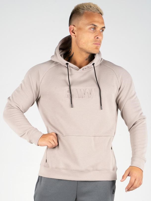 Ryderwear Raise Hoodie Beżowe | UDAXOW697