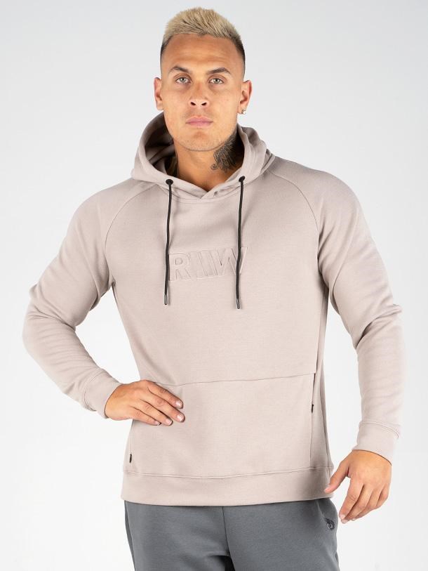 Ryderwear Raise Hoodie Beżowe | UDAXOW697