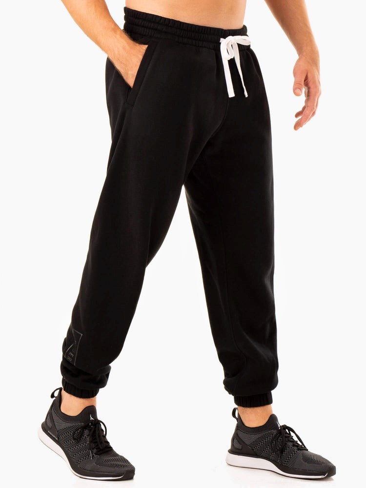 Ryderwear Recharge Relaxed Track Pant Czarne | UDQSYL325