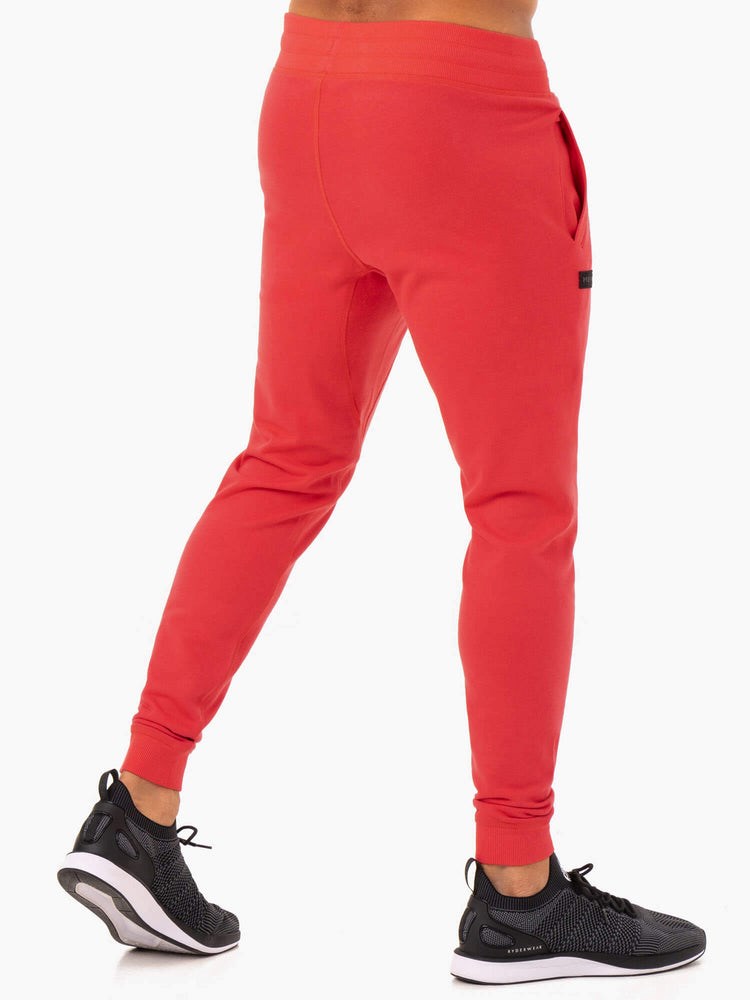 Ryderwear Recharge Tapered Track Pant Czerwone | NBQZFJ104