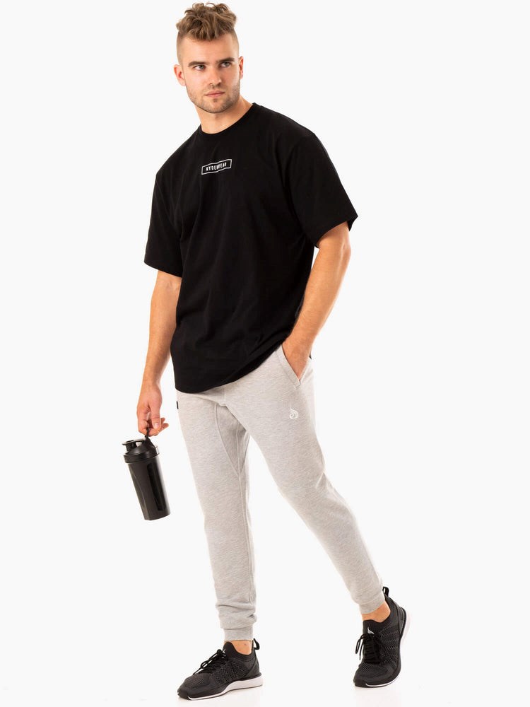 Ryderwear Recharge Tapered Track Pant Szare | TNKFQU894