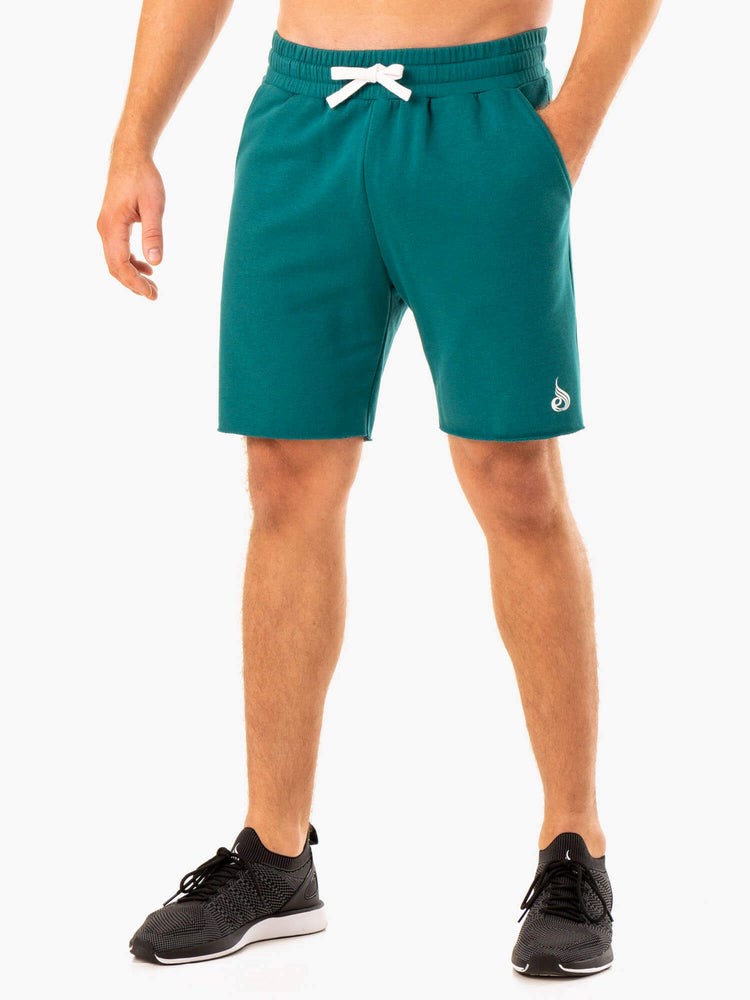 Ryderwear Recharge Track Gym Krótkie Teal | KYMHXF873