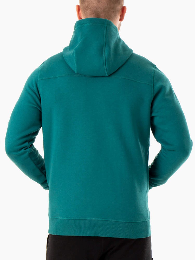 Ryderwear Recharge Zip Up Hoodie Teal | NRBSJM365