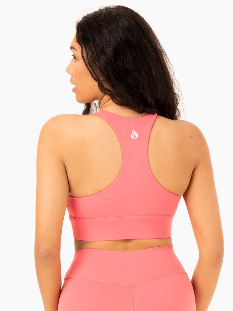 Ryderwear Replay Cut Out Sports Bra Koralowe | SOCNVZ710