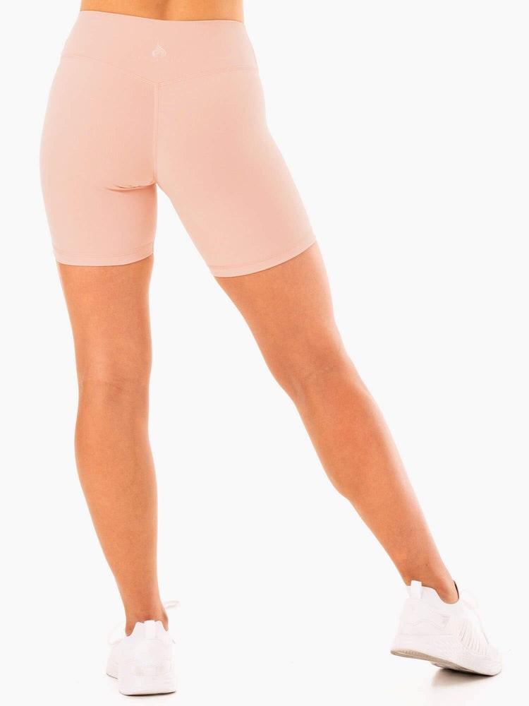 Ryderwear Replay High Waisted Shorts Nude | TKQCVW902