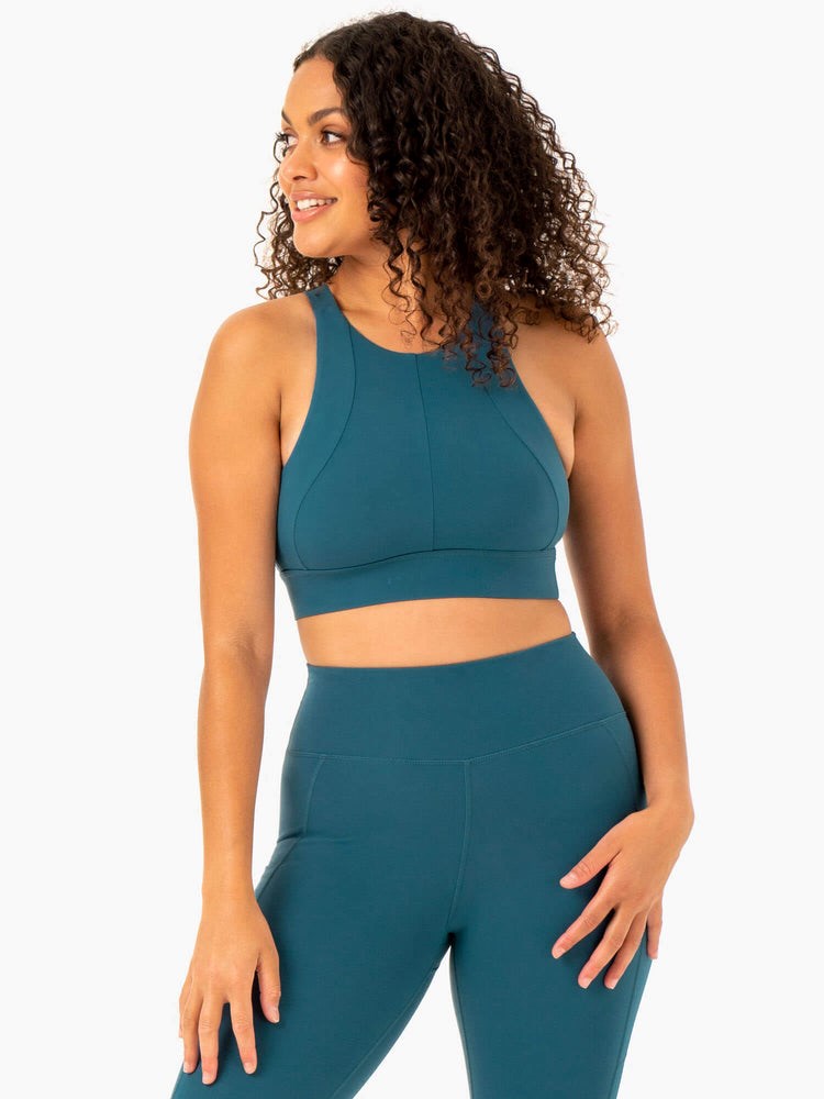 Ryderwear Reset High Impact Sports Bra Teal | ESYJTO601