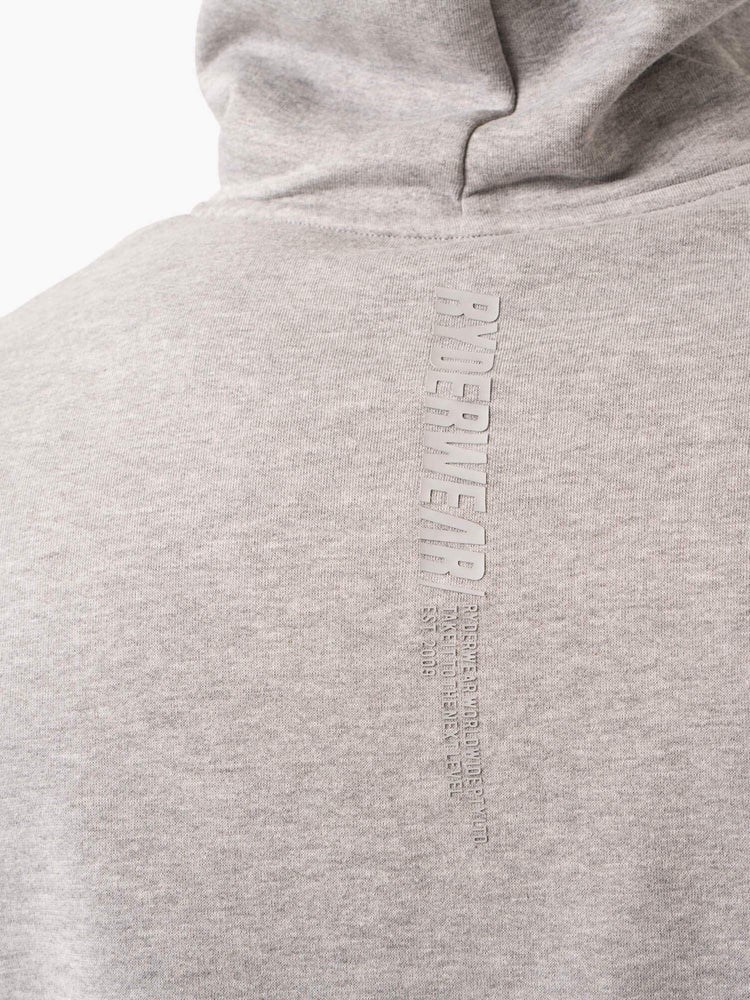 Ryderwear Reset Pullover Hoodie Szare | PMGWQE076