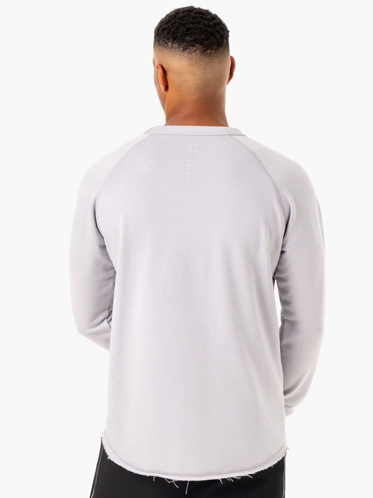 Ryderwear Restore Crew Neck Szare | PSRTYA283