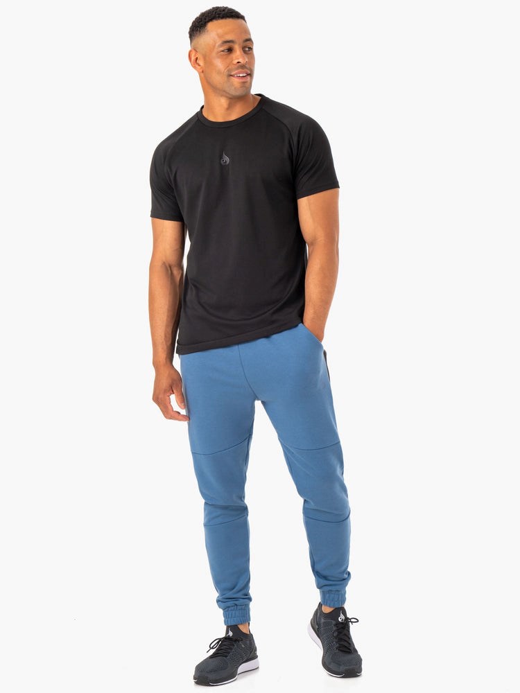 Ryderwear Restore Fleece Track Pant Niebieskie | XCZAHL917