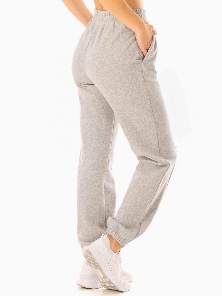 Ryderwear Revival High Waisted Track Pant Szare | FLQWTE328