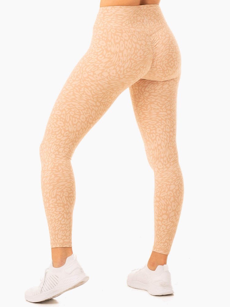 Ryderwear Rotation High Waisted Scrunch Leggings Panterka | ALBFVU340