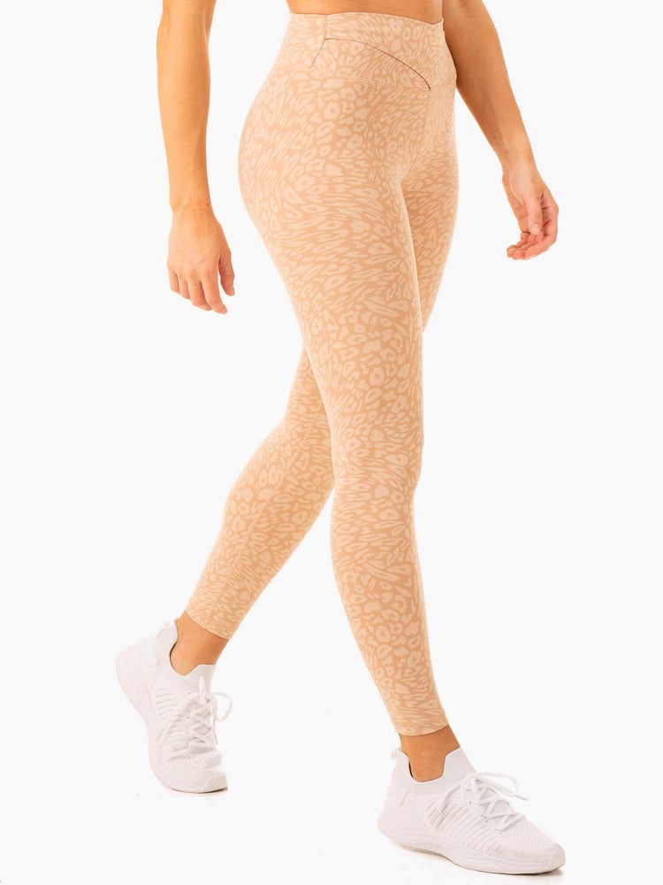 Ryderwear Rotation High Waisted Scrunch Leggings Panterka | ALBFVU340