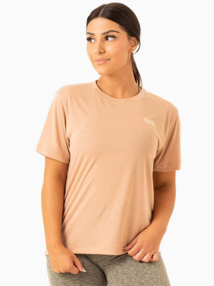 Ryderwear Rotation T-Shirt Sandstone | AVUOCP724