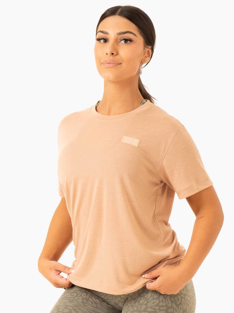 Ryderwear Rotation T-Shirt Sandstone | AVUOCP724