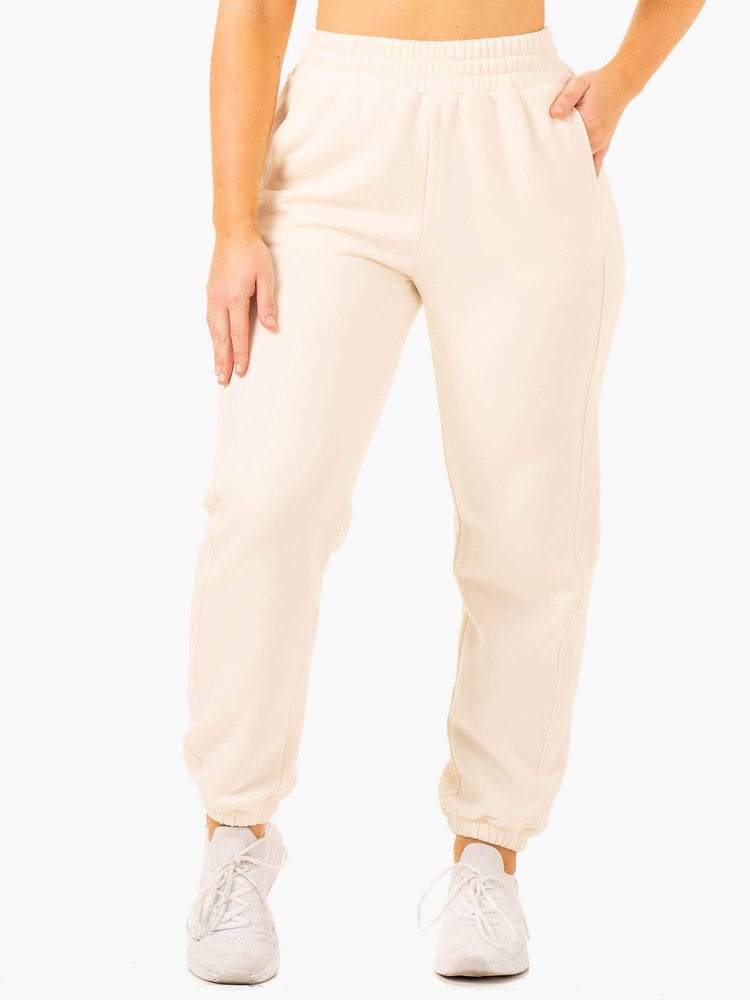 Ryderwear Sideline Track Pants Vanilla | PULGRS235