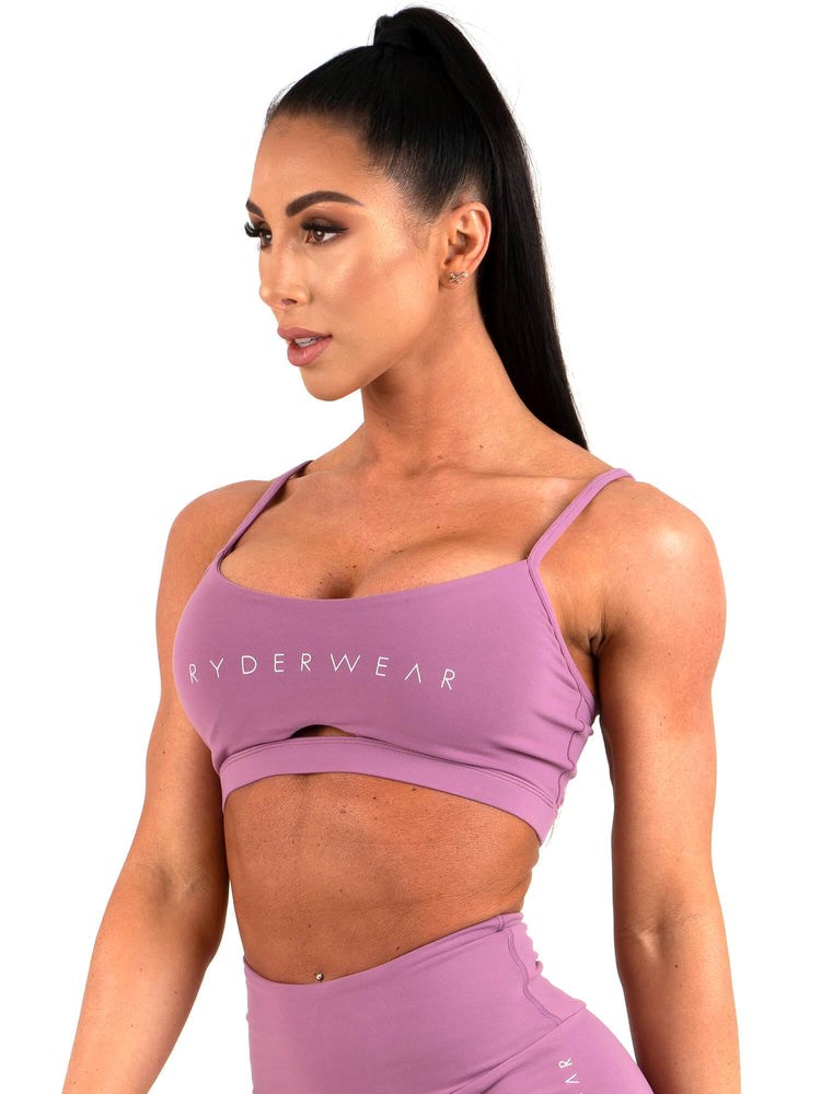 Ryderwear Staples Sports Bra Fioletowe | XOVMUI869